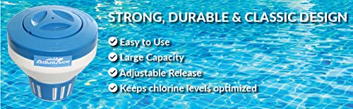 Pool Chlorine Floater Dispenser Holds Up to 5 Tablets