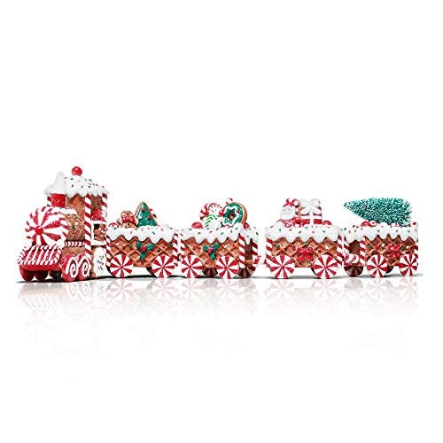 Christmas Train Gingerbread Decorations Kit Hand Crafted Christmas Village Collection