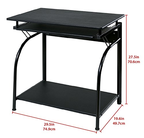 Computer Desk w/ Pullout Keyboard Tray