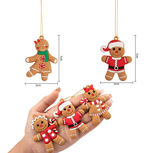 15 Pack Christmas Gingerbread Ornaments