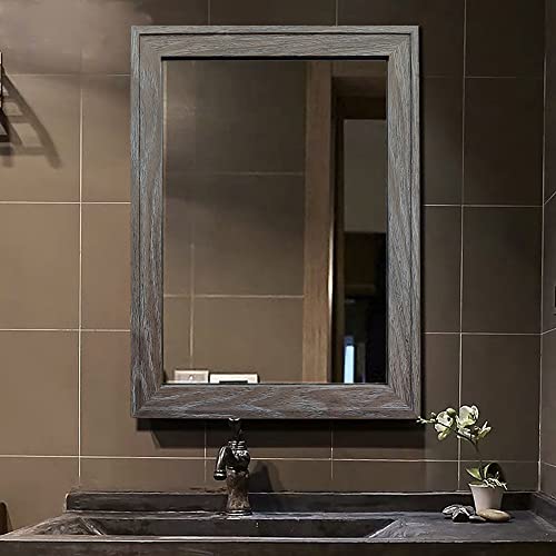 2PCS Farmhouse Frame Accent Wall Mirror (11"X15")