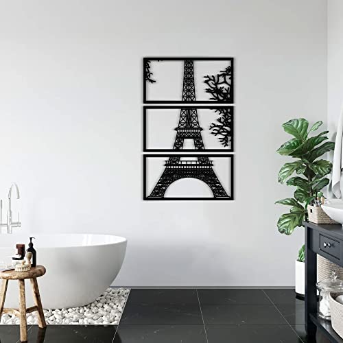 Wooden Eiffel Minimalist Wall Art Decoration