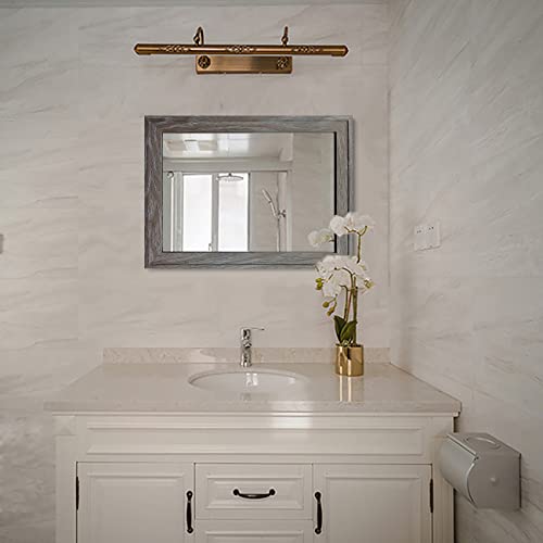 2PCS Farmhouse Frame Accent Wall Mirror (11"X15")