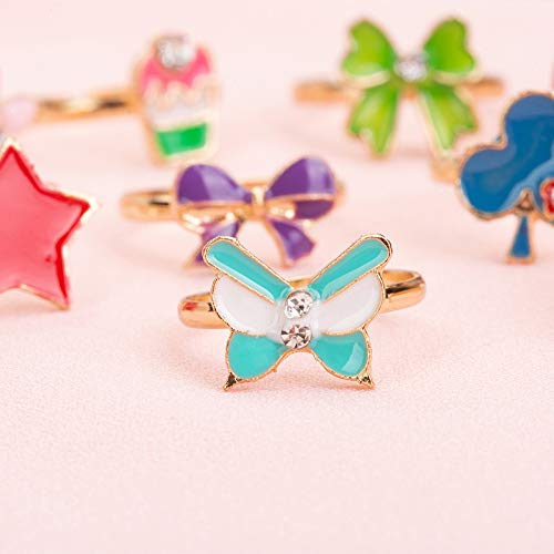 36pcs Little Girl Adjustable Rings in Box