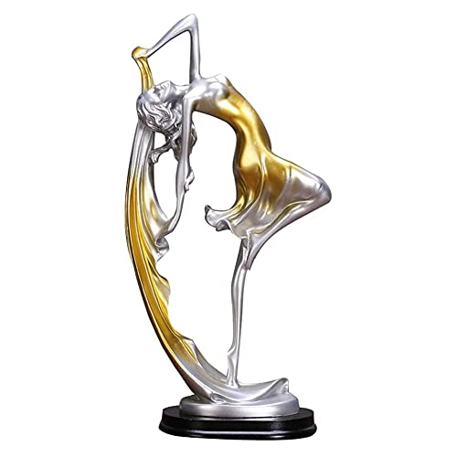 Elegant Ballerina Dancing Girl Statue Crafts Resin Decoration Creative Home Furnishings