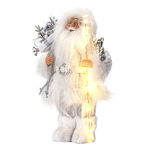 13.8inch Santa Claus Figurines for Christmas Decoration