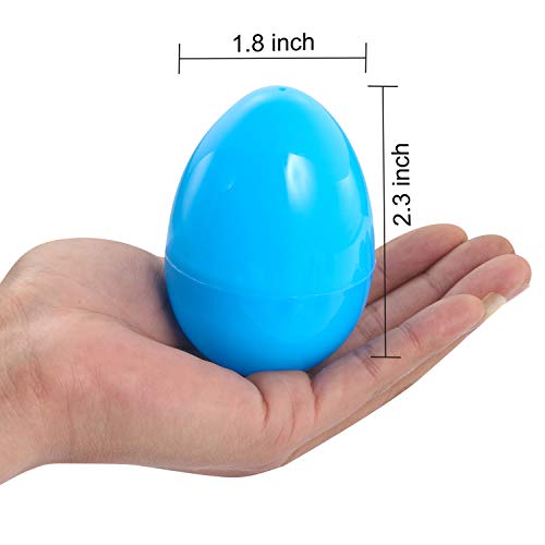 48 Pcs Pre-filled Glow in Dark Easter Eggs w/ Bright Finger Lights for Kids Easter Eggs Hunt