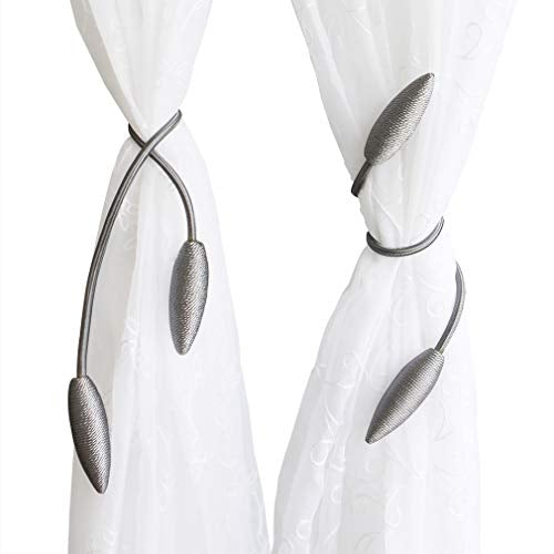 2 Pieces Curtain Tiebacks Clips Creative Window Drape Twist Tie Backs European Style