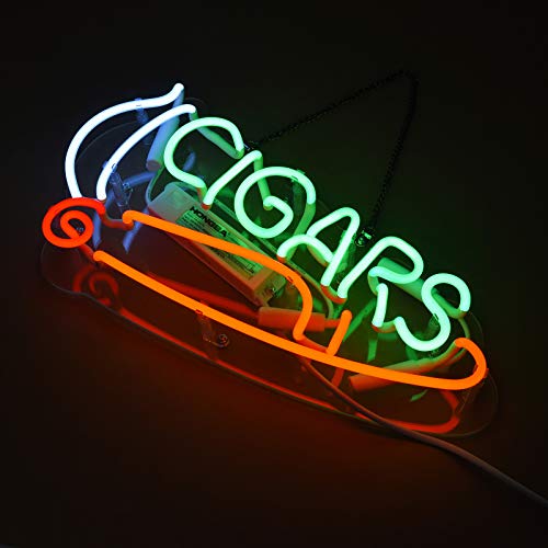 Neon Signs Cigars - Cheers Neon Light  Art for Home Decoration