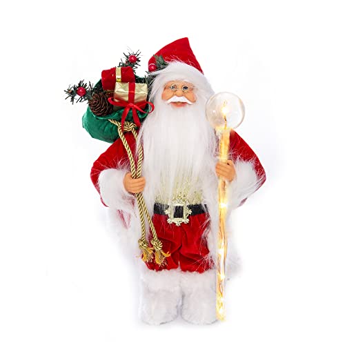 13.8inch Santa Claus Figurines for Christmas Decoration