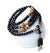 Tiger Eye Crystal Gemstone Bracelet Tibetan Buddhist Buddha Meditation 108 Obsidian Prayer Bead Bracelet