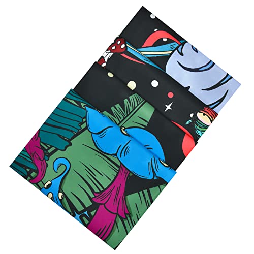 Trippy Mushroom Psychedelic Planets Fantasy Plants Monster Octopus Space Galaxy Tapestry