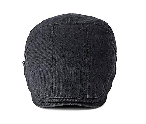 2 Pack Flat Cotton Newsboy Cap for Men