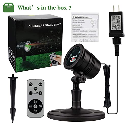 Christmas Projector Lights, Laser Star Light with Remote Control