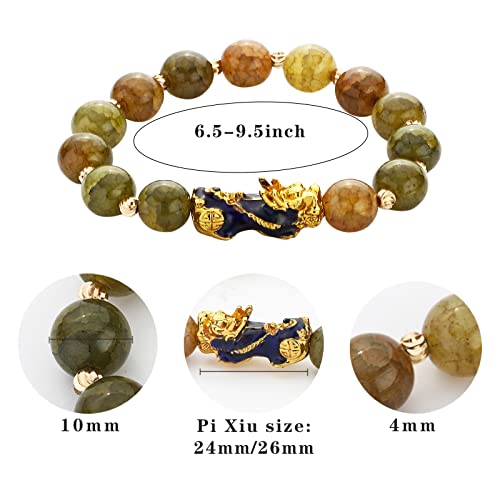 12 Pieces Feng Shui Bracelets Lucky Bracelet Temple Kai Guang  Amulet