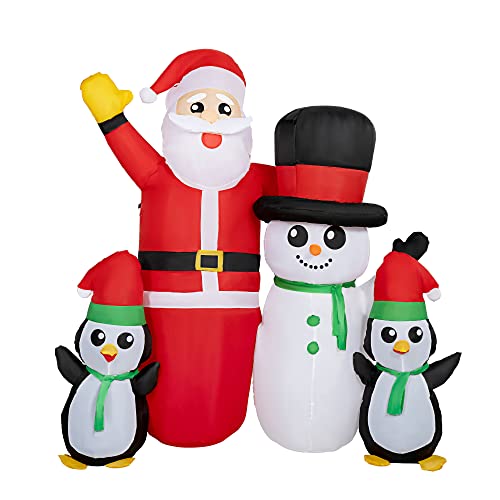 6 FT Christmas Inflatables Lighted Blow up Christmas Decoration