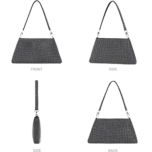 Rhinestone Clutch Purses for Women Bling Evening Bag