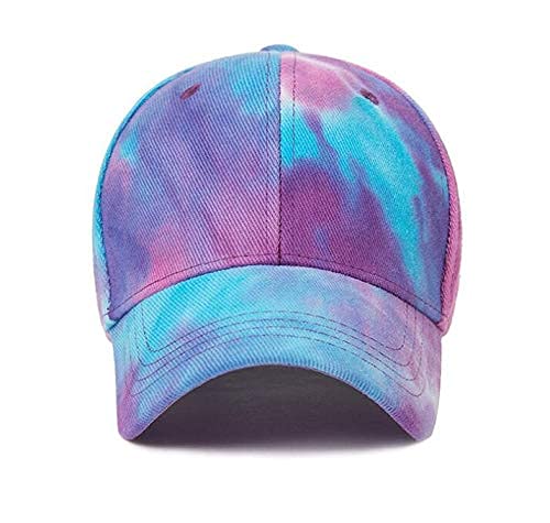 2-Pieces Tie-Dye Baseball-Cap for Women