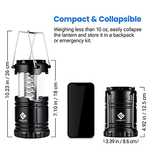 Camping Lantern Battery Powered Led Lights w/ AA Batteries