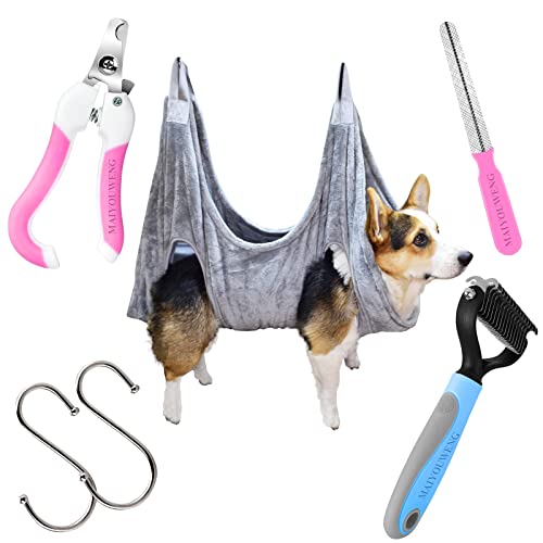 Dog Grooming Hammock for Dog Grooming Kit,(Small, Medium, Large  Dogs)