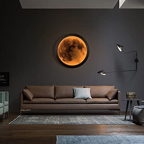 Round Wall Mirror w/ 3 Brightness LED Lights & 3 Effect Mode, Standing or Wall-Mounted