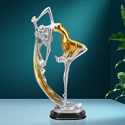 Elegant Ballerina Dancing Girl Statue Crafts Resin Decoration Creative Home Furnishings