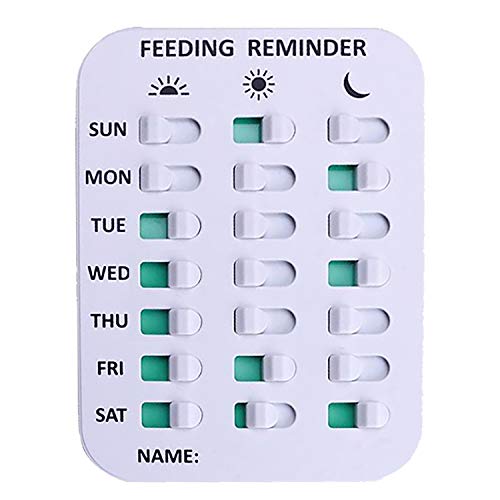 Pet Feeding Reminder w/ Magnetic OR Double Sided Adhesive