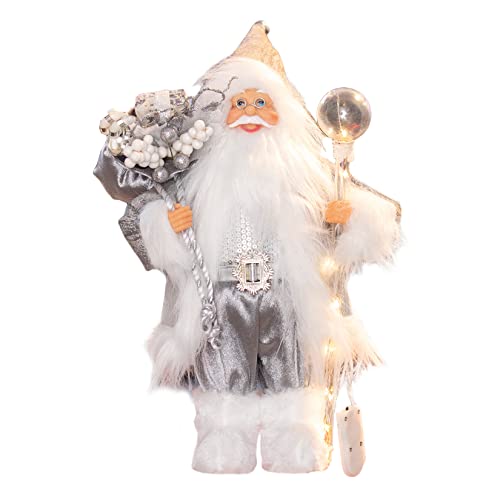 13.8inch Santa Claus Figurines for Christmas Decoration