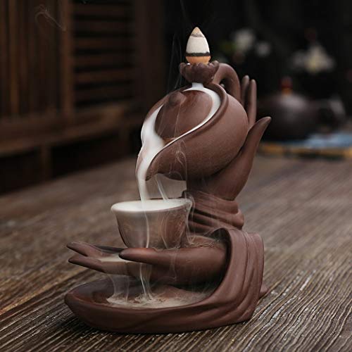 Buddha Hand Backflow Waterfall Incense Holder/Burner