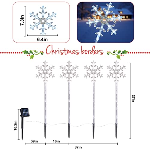 Solar Christmas Pathway Lights