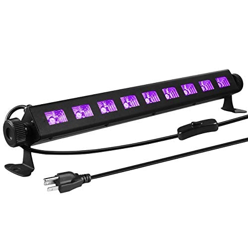 9 LED Black Light, 27W LED UV Party Bar Glow in the Dark