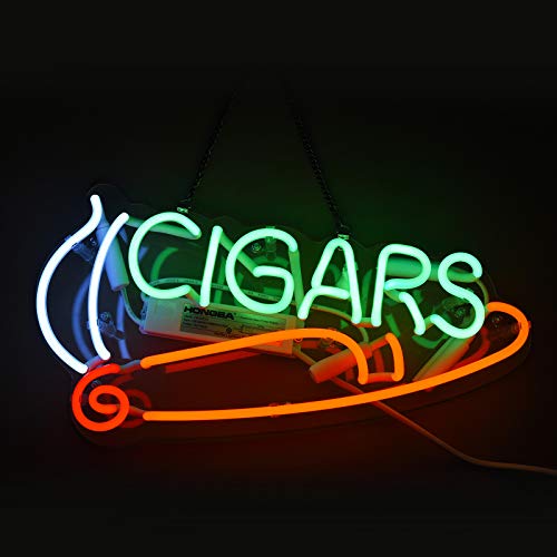 Neon Signs Cigars - Cheers Neon Light  Art for Home Decoration