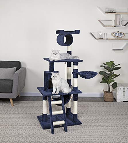 62-Inch Cat Tree- Cat Condo House