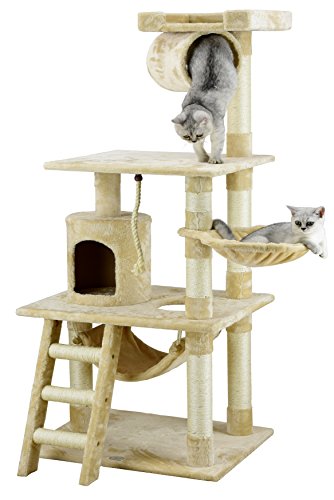 62-Inch Cat Tree- Cat Condo House