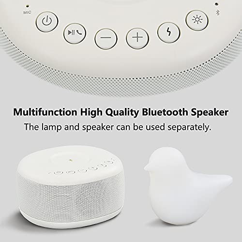 Cute Bluetooth Bird Bedside Lamp w/ Wireless Speaker & Microphone