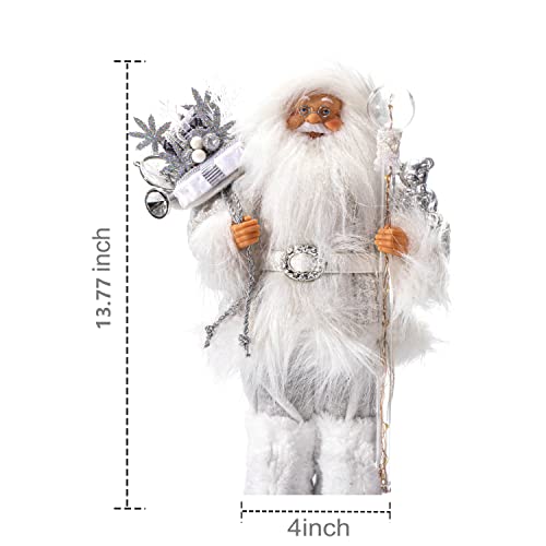 13.8inch Santa Claus Figurines for Christmas Decoration