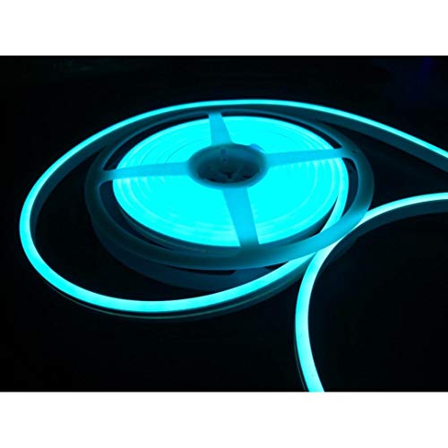 Neon LED Strip Light 16.4ft/5m 12V DC 600 LEDs Waterproof Flexible