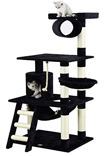 62-Inch Cat Tree, Black