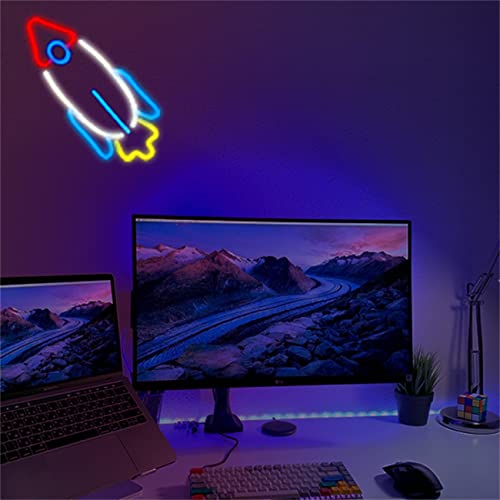 Space Shuttle Neon Light w/ Switch & USB Powered