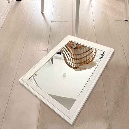 2PCS Farmhouse Frame Accent Wall Mirror (11"X15")