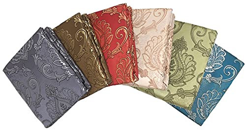 Simple Classic Window Curtain Panel Drape w/ Attached Wave Valance 2pcs Set  54x84"