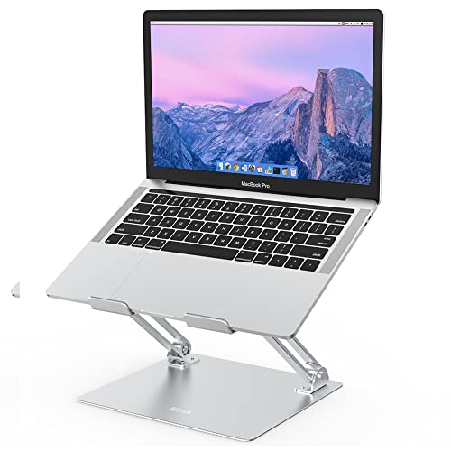 Ergonomic Aluminum Laptop Stand Compatible w/ 10-15.6" Laptops