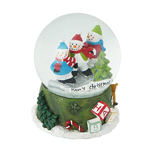 100mm Musical Snow Glitter Water Globe Christmas Decoration