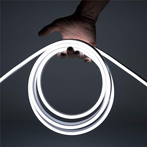 Neon LED Strip Light 16.4ft/5m 12V DC 600 LEDs Waterproof Flexible