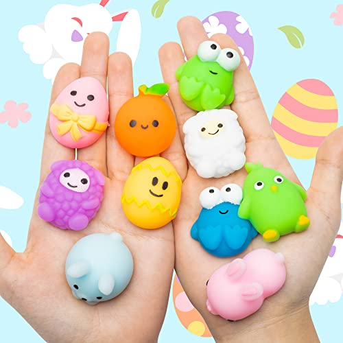 30Pcs Easter Mochi Squeeze Toys for Easter Party Favor