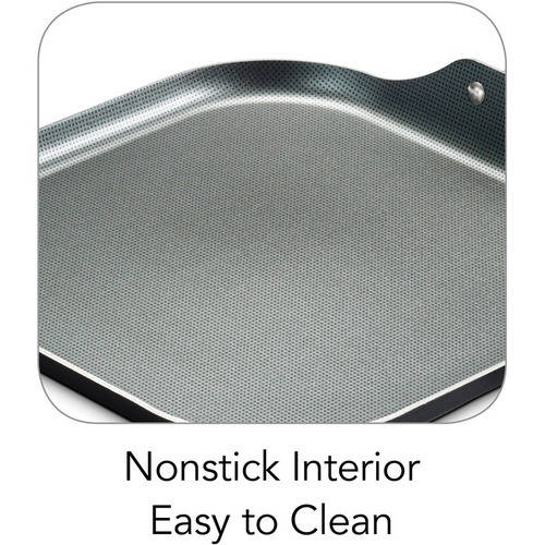 11" Non-Stick Steel Gray Square Griddle