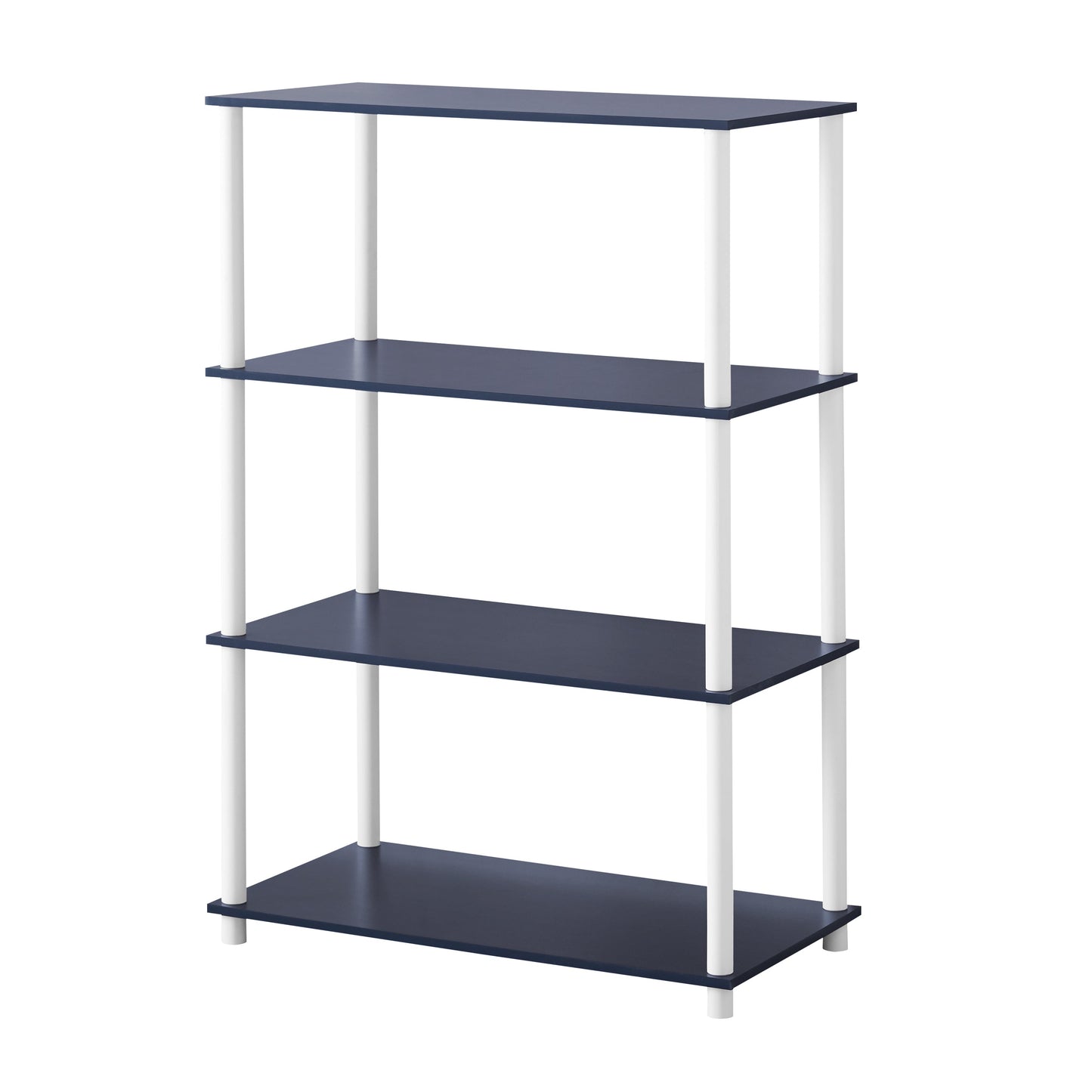 No Tools 4-Shelf Storage Bookshelf