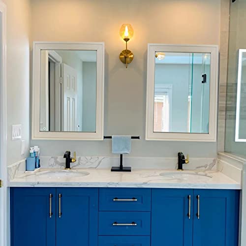2PCS Farmhouse Frame Accent Wall Mirror (11"X15")