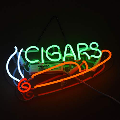 Neon Signs Cigars - Cheers Neon Light  Art for Home Decoration