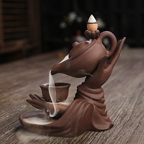 Buddha Hand Backflow Waterfall Incense Holder/Burner